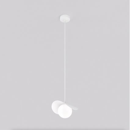 Lustr na lanku RITUAL 1xG9/8W/230V bílá