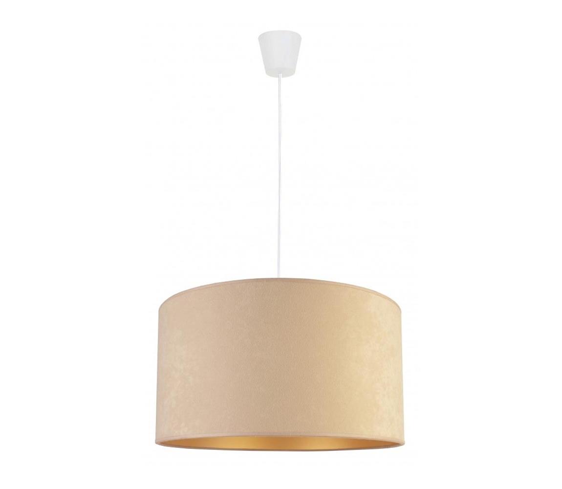 Duolla Lustr na lanku ROLLER 1xE27/40W/230V béžová DU8975