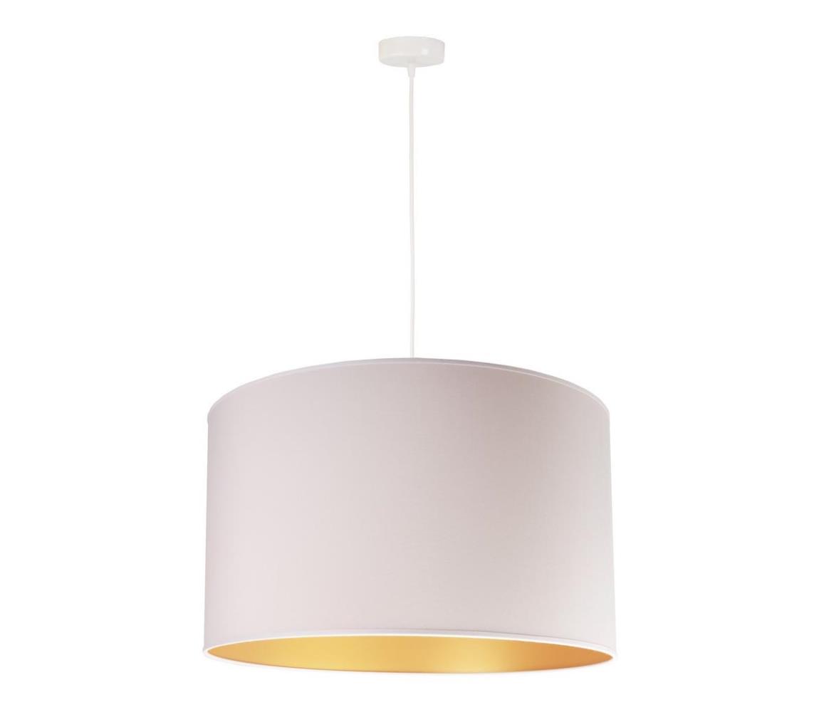 Duolla Lustr na lanku ROLLER 1xE27/40W/230V bílá DU8987