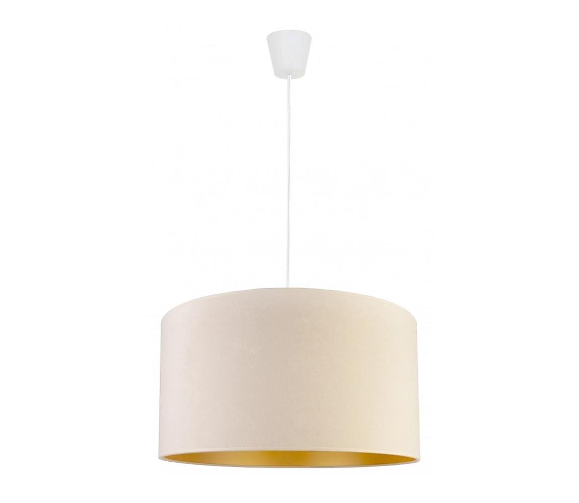 Duolla Lustr na lanku ROLLER 1xE27/40W/230V krémová DU8978