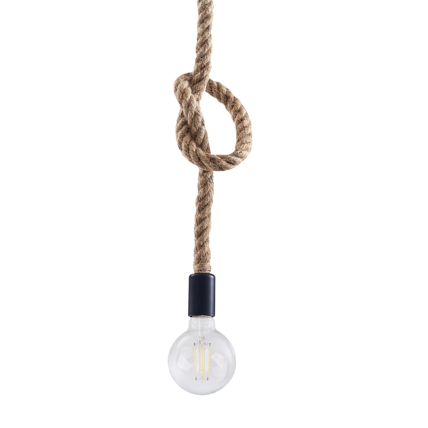 Lustr na lanku ROPE 1xE27/12W/230V