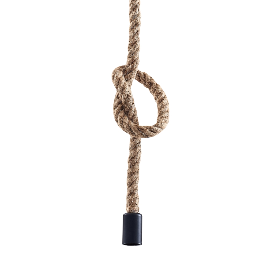 Lustr na lanku ROPE 1xE27/12W/230V