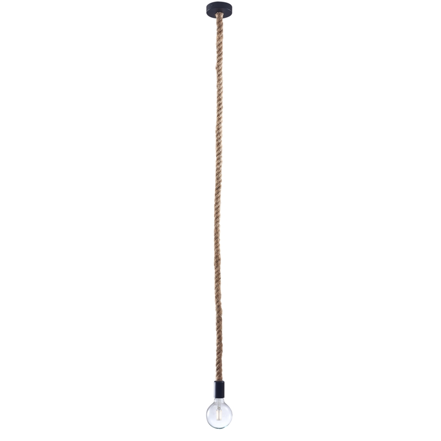 Lustr na lanku ROPE 1xE27/12W/230V