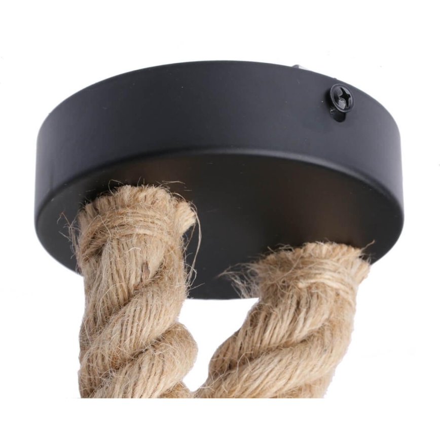 Lustr na lanku ROPE 2xE27/12W/230V