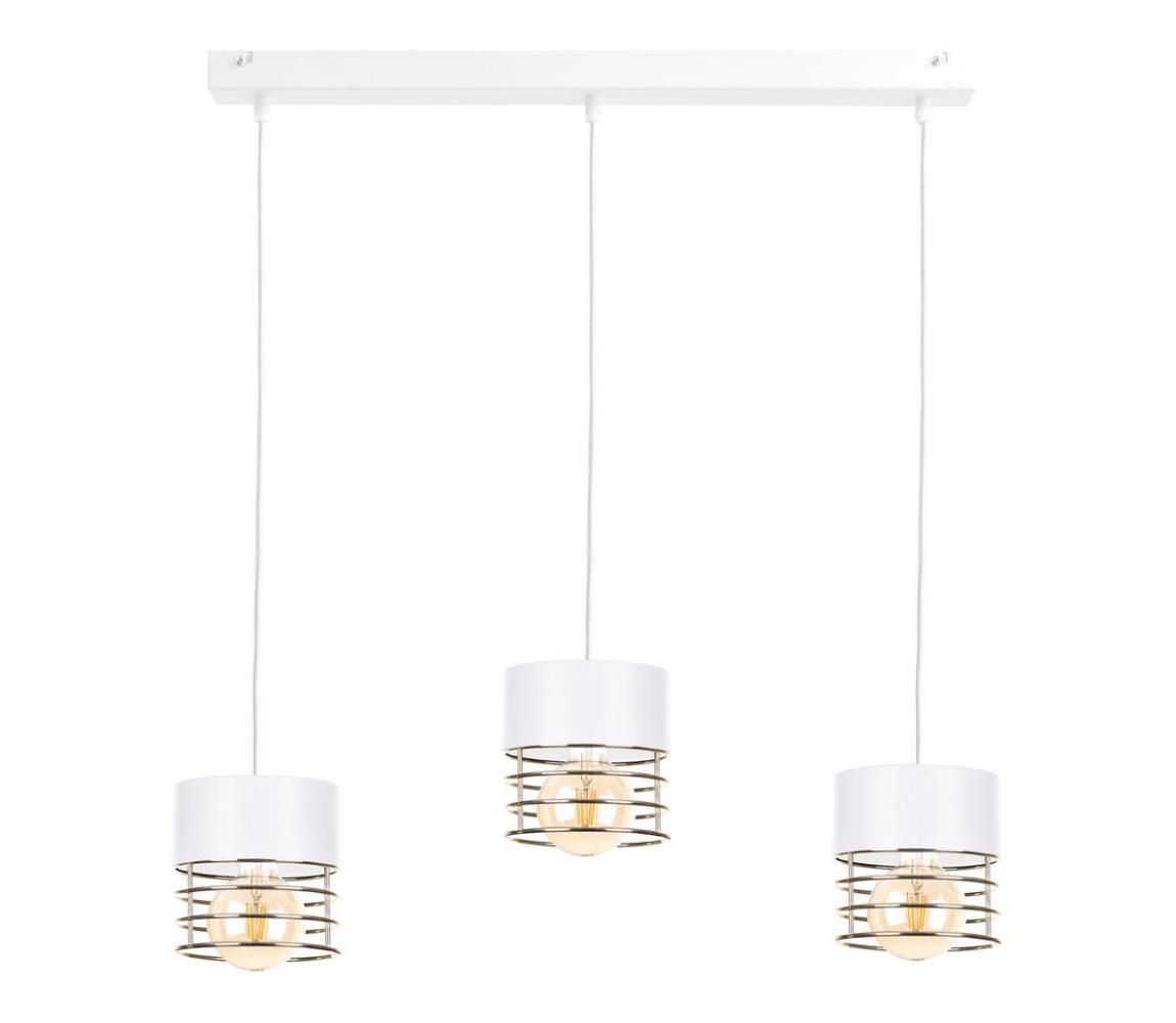 Namat Lustr na lanku ROY 3xE27/60W/230V bílá NA0347