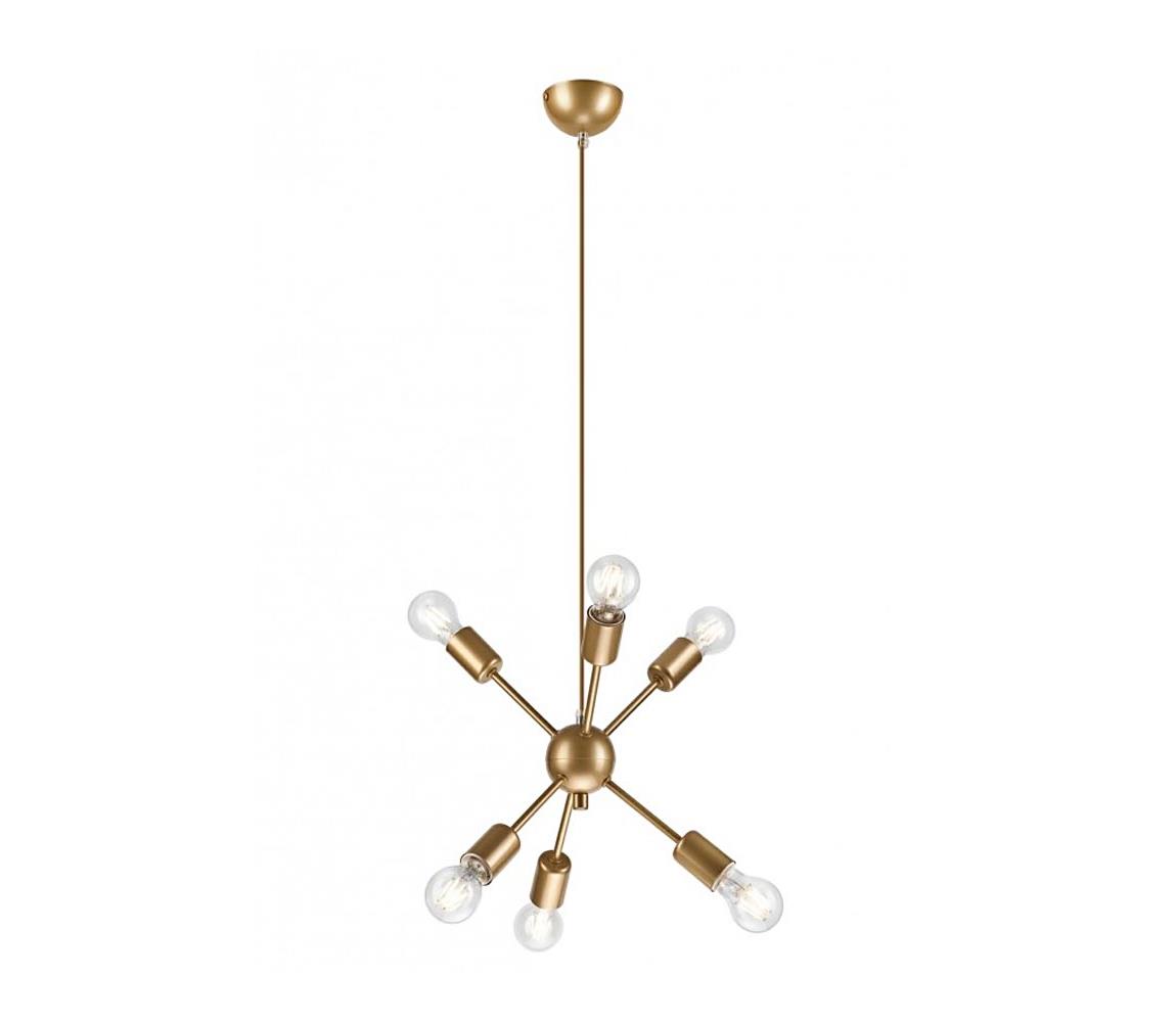 Lamkur Lustr na lanku RUBY 6xE27/60W/230V LA38964