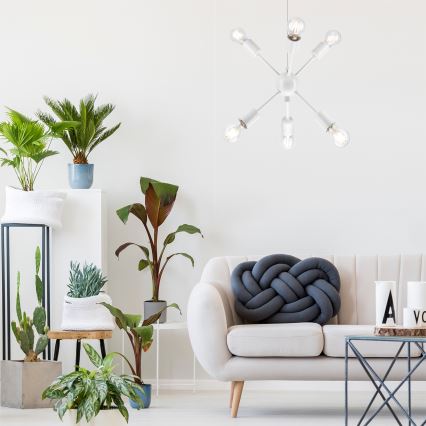 Lustr na lanku RUBY 6xG9/60W/230V