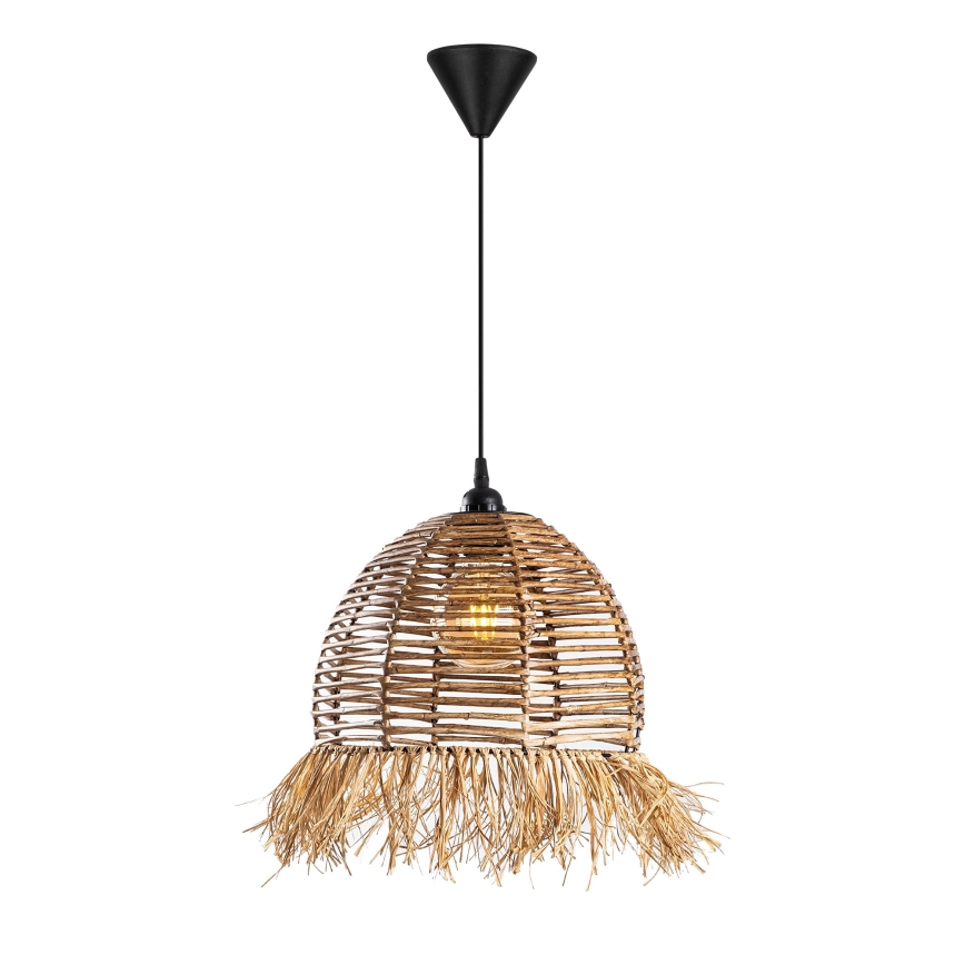 Lustr na lanku RUYO 1xE27/40W/230V hnědá