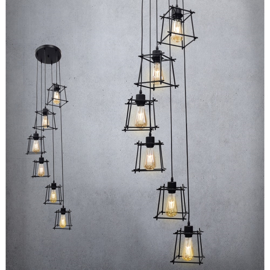 Lustr na lanku RYGA 6xE27/20W/230V