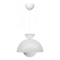 Lustr na lanku SALVA 1xE27/15W/230V bílá