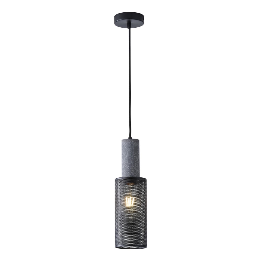 Lustr na lanku SCOURO 1xE27/40W/230V černá