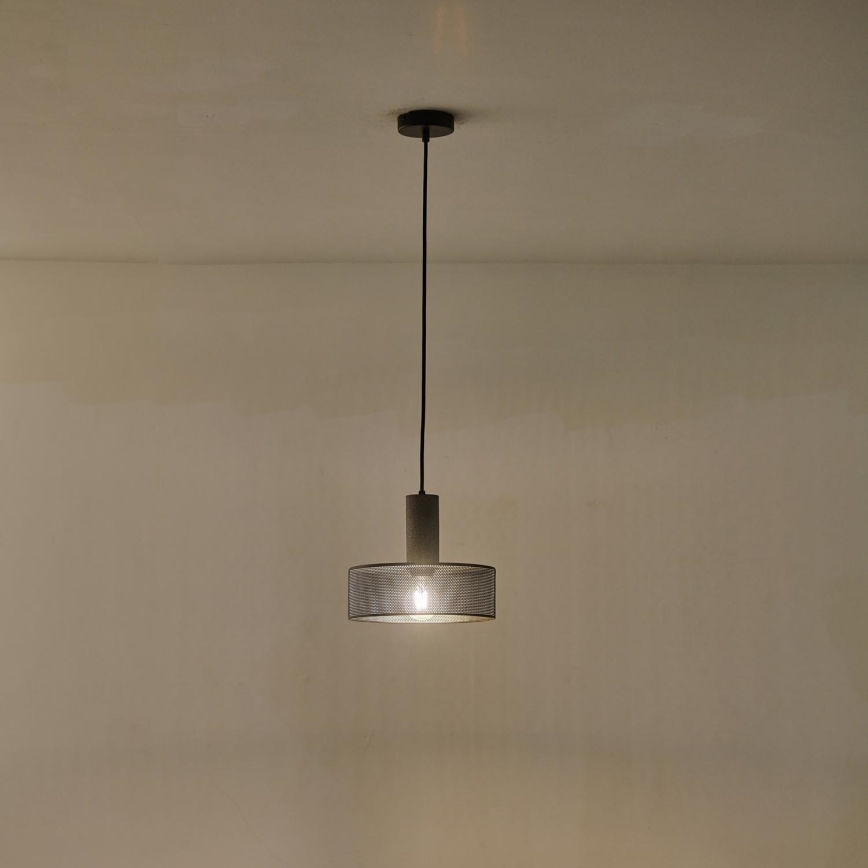 Lustr na lanku SCOURO 1xE27/40W/230V černá