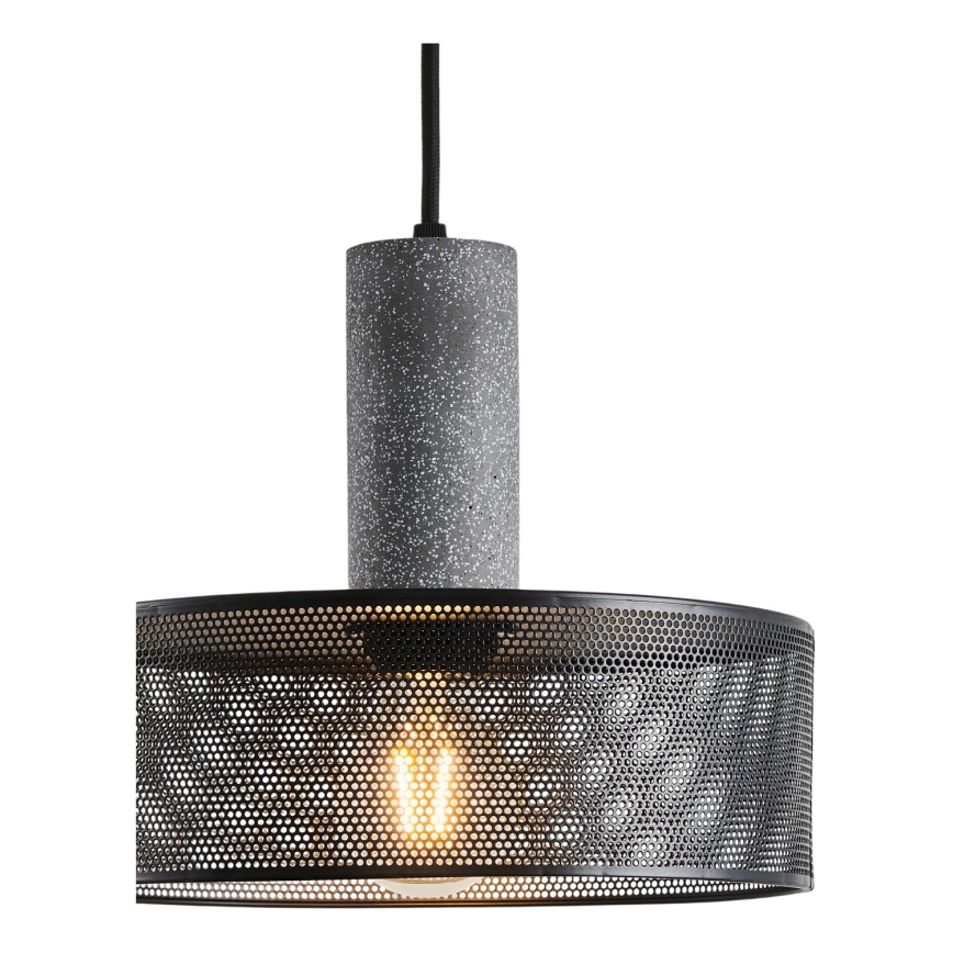 Lustr na lanku SCOURO 1xE27/40W/230V černá
