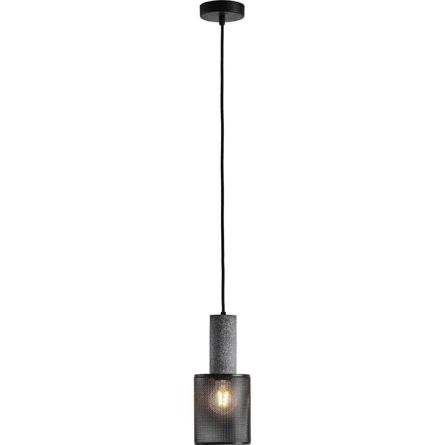 Lustr na lanku SCOURO 1xE27/40W/230V černá