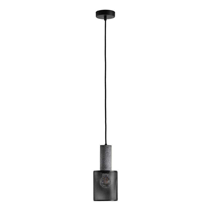 Lustr na lanku SCOURO 1xE27/40W/230V černá