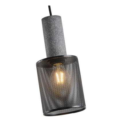 Lustr na lanku SCOURO 1xE27/40W/230V černá