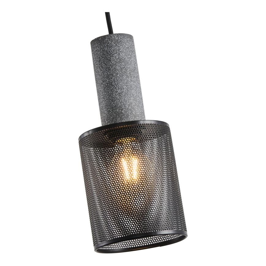 Lustr na lanku SCOURO 1xE27/40W/230V černá