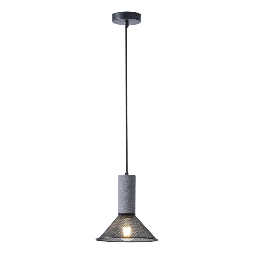 Lustr na lanku SCOURO 1xE27/40W/230V černá