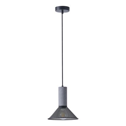 Lustr na lanku SCOURO 1xE27/40W/230V černá