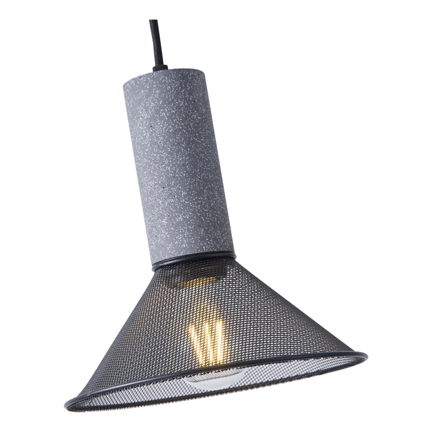 Lustr na lanku SCOURO 1xE27/40W/230V černá