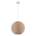 Lustr na lanku SENSAI 1xE27/20W/230V pr. 40 cm béžová
