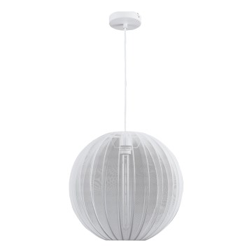 Lustr na lanku SENSAI 1xE27/20W/230V pr. 40 cm bílá