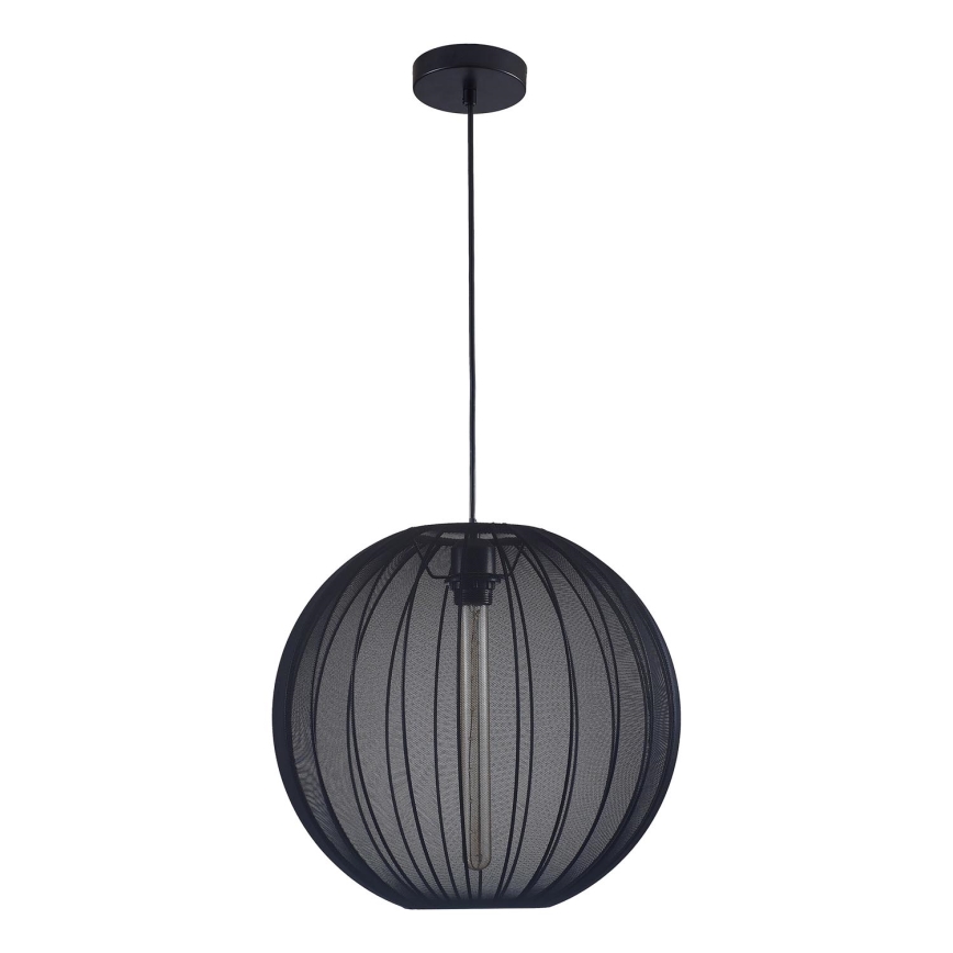 Lustr na lanku SENSAI 1xE27/20W/230V pr. 40 cm černá