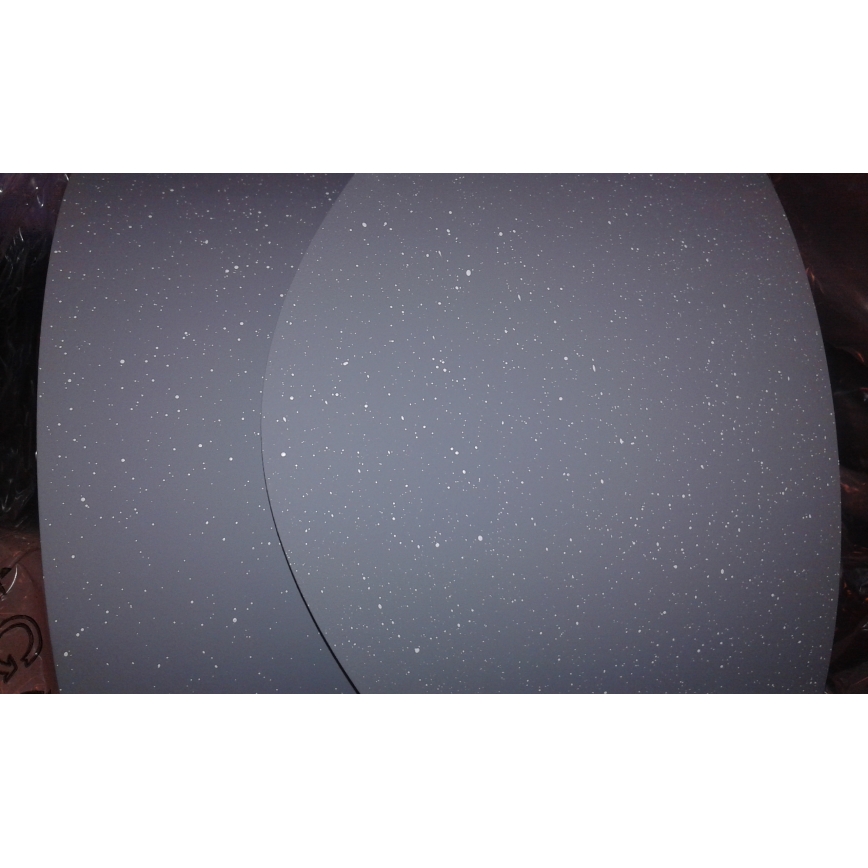 Lustr na lanku SFERA 1xE27/60W/230V pr. 50 cm šedá/zlatá