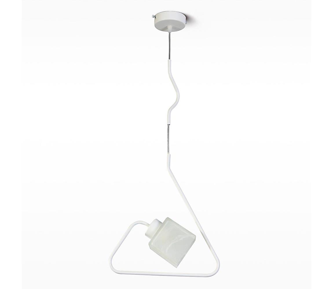 Light4home Lustr na lanku SIGMA 1xE27/60W/230V bílý LH0119