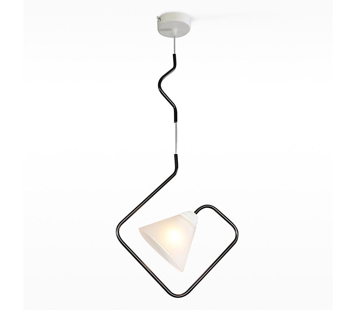 Light4home Lustr na lanku SIGMA 1xE27/60W/230V černý LH0115