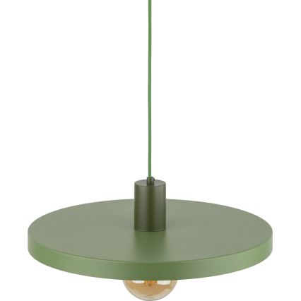 Lustr na lanku SILA 1xE27/15W/230V pr. 40 cm zelená