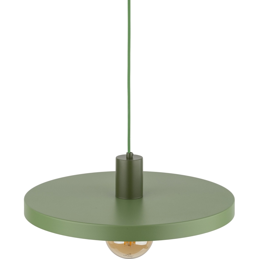 Lustr na lanku SILA 1xE27/15W/230V pr. 40 cm zelená