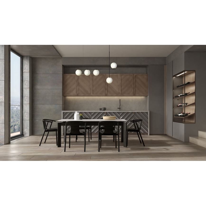 Lustr na lanku SILIA 5xG9/12W/230V černá
