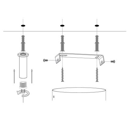 Lustr na lanku SILIA 5xG9/12W/230V černá