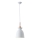 Lustr na lanku SIMPLO 1xE27/15W/230V bílá pr. 19,5 cm