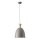 Lustr na lanku SIMPLO 1xE27/15W/230V šedá pr. 23 cm