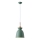 Lustr na lanku SIMPLO 1xE27/15W/230V zelená pr. 19,5 cm