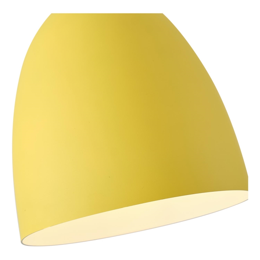Lustr na lanku SIMPLO 1xE27/15W/230V žlutá pr. 23 cm