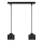 Lustr na lanku SIMPLY BLACK 2xE27/60W/230V