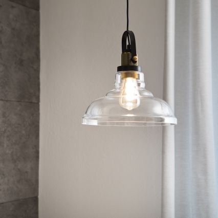 Lustr na lanku SINGLE 1xE27/60W/230V