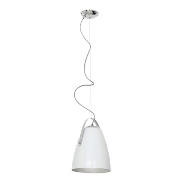 Lustr na lanku SINGLE 2 1xE27/60W/230V bílá