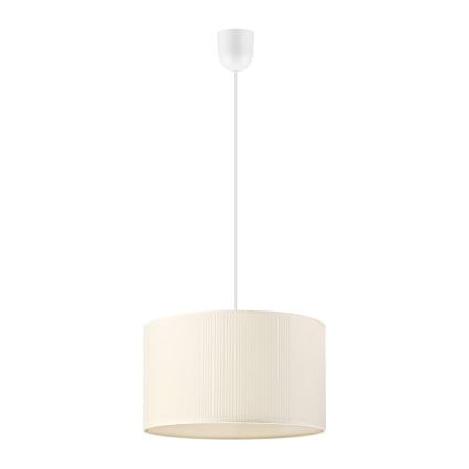 Lustr na lanku SIRJA PLISADO 1xE27/15W/230V pr. 35 cm krémová