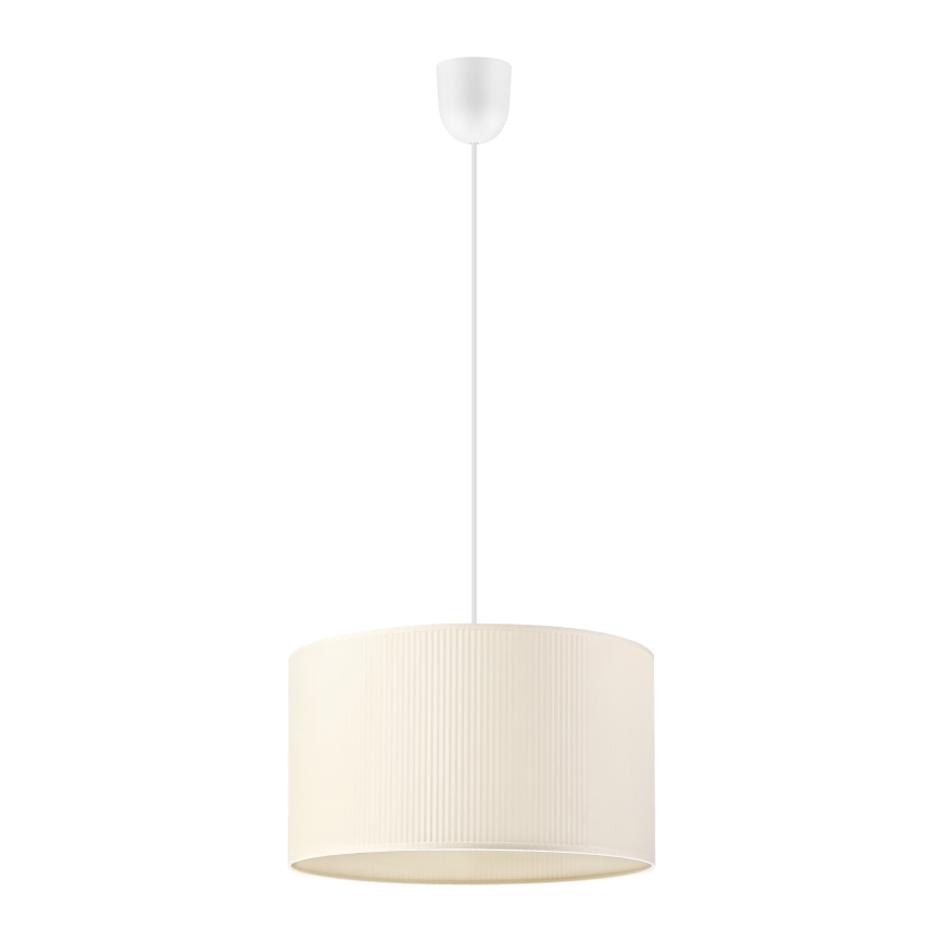 Lustr na lanku SIRJA PLISADO 1xE27/15W/230V pr. 35 cm krémová