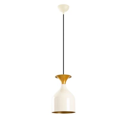 Lustr na lanku SIVANI 1xE27/40W/230V bílá/měděná