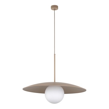 Lustr na lanku SLATE 1xE27/15W/230V pr. 65 cm béžová