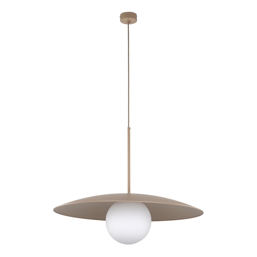 Lustr na lanku SLATE 1xE27/15W/230V pr. 65 cm béžová