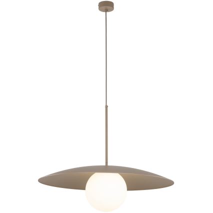 Lustr na lanku SLATE 1xE27/15W/230V pr. 65 cm béžová