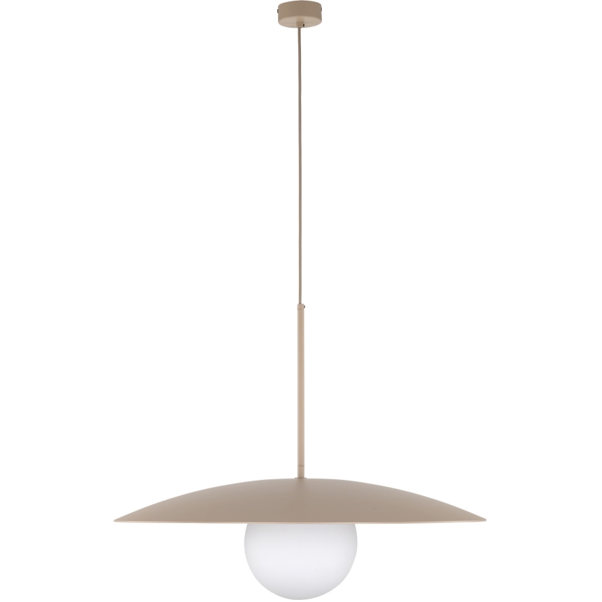 Lustr na lanku SLATE 1xE27/15W/230V pr. 65 cm béžová