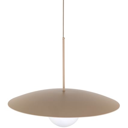 Lustr na lanku SLATE 1xE27/15W/230V pr. 65 cm béžová