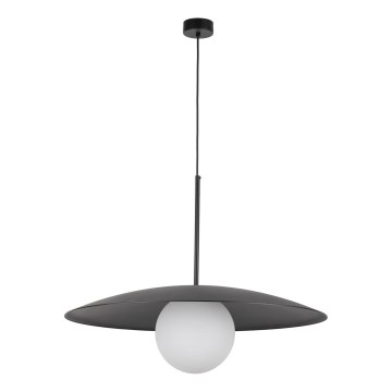 Lustr na lanku SLATE 1xE27/15W/230V pr. 65 cm černá